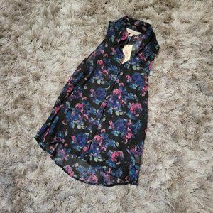 Womens Floral sleeveless top